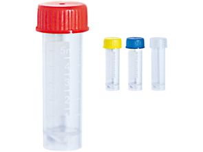 樣品管,5 ml,pp,紅色蓋,可立底,螺旋蓋,帶刻度,滅菌,無dna酶 rna酶,sample tube, 5 ml, red cap, self standing bottom, sterile 生命科學產(chǎn)品與技術服務